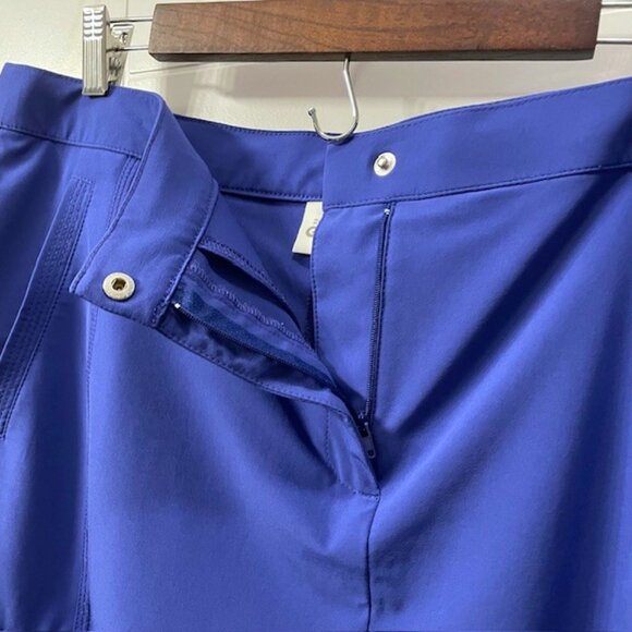 Chico’s Zenergy Golf Skort Size Large Cobalt Blue Sporty Tennis Activewear - Picture 5 of 14